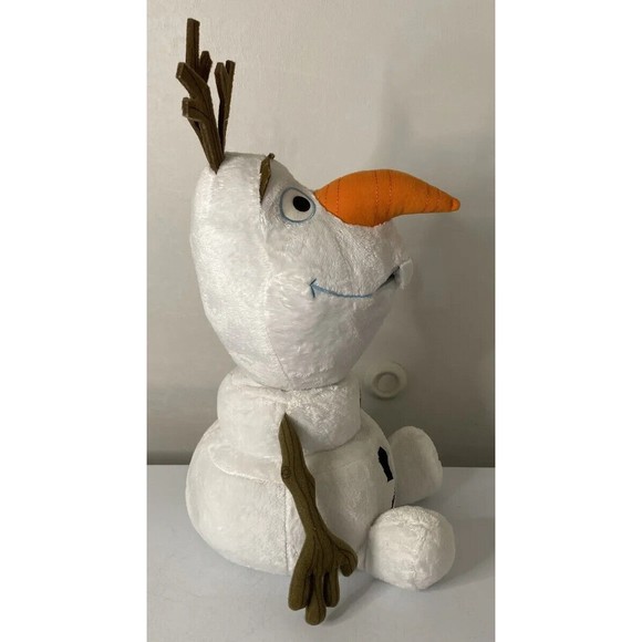 Frozen Olaf Plush Disney Store Genuine Authentic Stuffed Animal 16 in Snowman - Picture 6 of 14